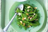 baby green peas with orange and almond