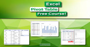 excel pivot table tutorials step by