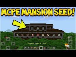 mcpe woodland mansion seed minecraft