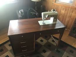 With a reliable sewing machine in your home, you'll be able to extend the life of a favorite pair of jeans. 1960 S Singer Sewing Machine Hideaway Table With Foot Pedal Ebay
