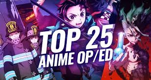 top 25 anime opening and ending songs 2019