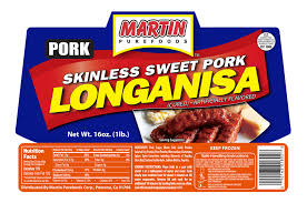 skinless longanisa martin purefoods