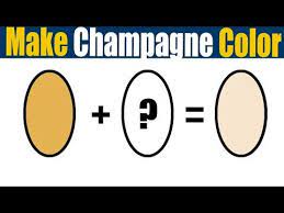 Color Mixing Champagne Color