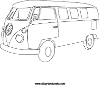 Van coloring page that you can customize and print for kids. Pin On Printables