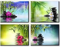 Zen Wall Art Spa Bamboo Paintings On