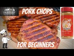 smoke pork chops on traeger grill