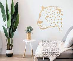 Cheetah Stencil Art And Wall Stencil