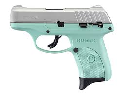 ruger ec9s 9mm pistol turquoise and ss