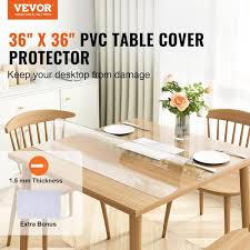 vevor clear table cover protector 36 in