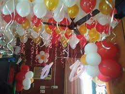 anniversary balloon room decoration