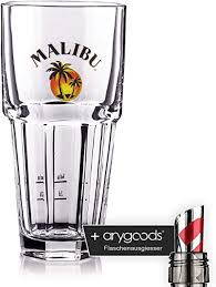 This sweet alcoholic drink couldn't be simpler to make! Malibu Glasses 360ml Long Drink Cocktail Kitchen Bar Decoration Mn 16 1223 Amazon De Kuche Haushalt