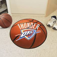 oklahoma city thunder basketball rug