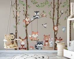 Buy Fabric Wall Decals Woodland Nursery
