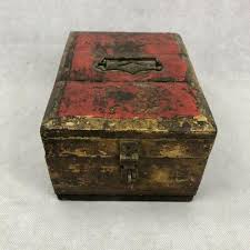 antique anese geisha wood makeup box