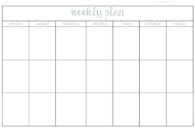 6 Week Work Schedule Template 6 Week Calendar Template Work