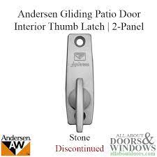 Thumb Latch For 2 Panel Gliding Door