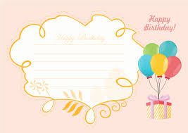 Happy Birthday Card Free Happy Birthday Card Templates
