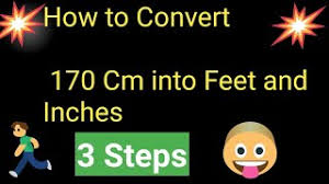 The total distance d in inches (in) is equal to the distance d in centimeters (cm) divided by 2.54: 170 Cm In Feet And Inches 170 Cm To Feet And Inches How To Convert 170 Cm Into Feet And Inches Youtube