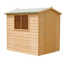 shire 7 x 5ft lewis garden shed homebase