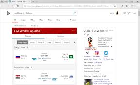 bing s world cup predictions are only