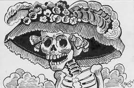calaveras and dia de los muertos skulls