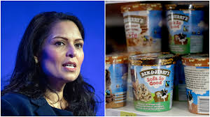 ice cream branded overd junk food