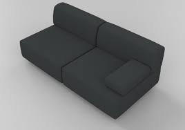 chairs and sofas 3d 2 seater sofa