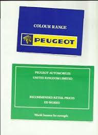 Details About Peugeot Range 104 304 504 604 404 Pick Up Price Colour Brochures Oct 1976