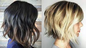While the typical stacked bob is styled with sleek, straight hair, we love this tousled wavy version of the style. Latest Short Wavy Hair Cut Easy Short Hairstyles You Should Try Youtube