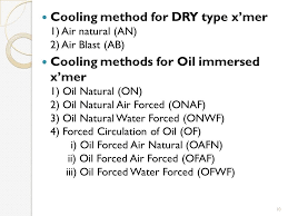 Onaf means oil natural air forced (the oil will be circulated without any forced measure but the air will be blown through fans). Design Of Three Phase Transformer Ppt Video Online Download
