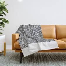 silver sequin throw blanket by iyam