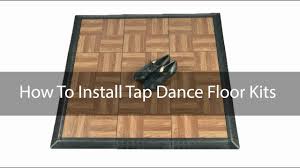 portable tap dance studio floor kit