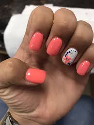 So, for that purpose, today, we have made a photo collection of 20 coral nail designs that you can draw inspiration from for your next summer nail design. Coral And White Flower Nails Coral Nails Beach Nails Toe Nails