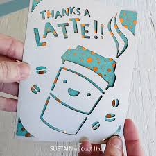 making a card with cricut joy sustain