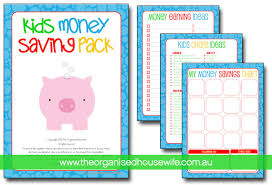 Kids Money Saving Pack The Organised Housewife