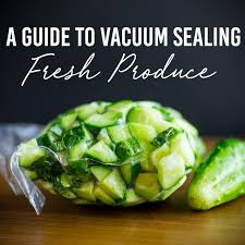 how to vacuum seal food super easy