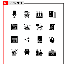 16 Thematic Vector Solid Glyphs and Editable Symbols of internet job  thailand find tubes Editable Vector Design Elements 14881432 Vector Art at  Vecteezy