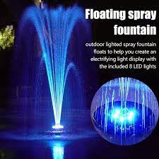 Solar Water Fountain Pump Colorful Led