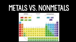 metals vs nonmetals you