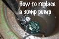 How to change a sump pump