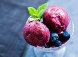 blueberry sorbet