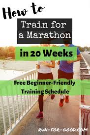beginner marathon training schedule 4