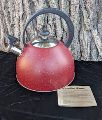 stainless steel whistling teapot ebay