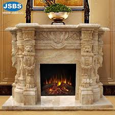 Ornate Stone Fireplace Designs Marble