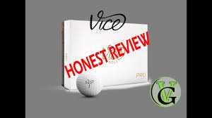 Vice Golf Ball Review Comparison