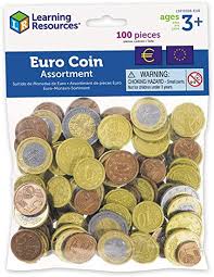 First table lists exchange rates (quotations) of the most popular currencies to euro (eur). Amazon Com Learning Resources Euro Coins Set Set Of 100 Toys Games