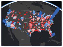 mapping how america s metros voted in