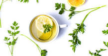 Who should not drink parsley tea?