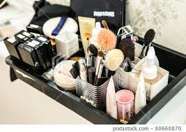 image of makeup tools used by