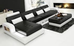 Ideal Futuristic Leather Sectional Sofa